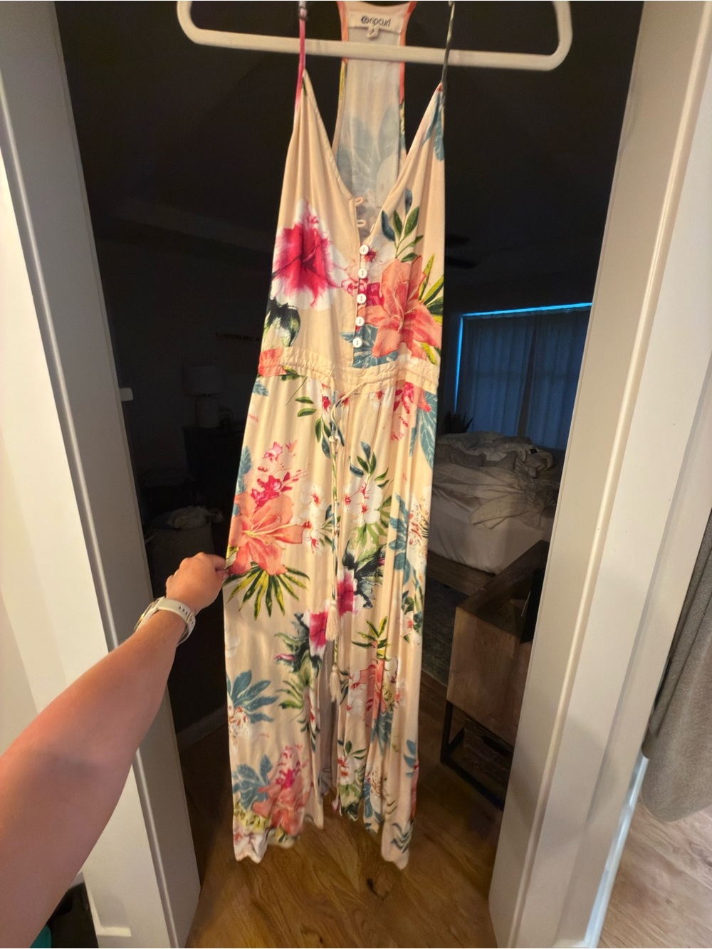 Ripcurl floral maxi dress